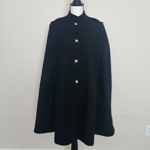 ZARA Wool Cape Coat Size XS NWT - Picture 1 of 13